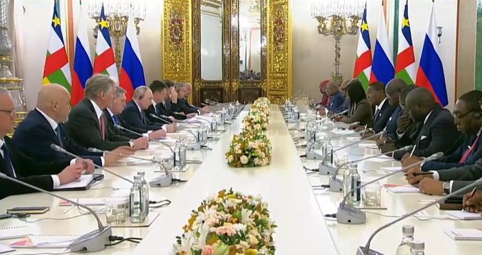 Putin Meets Touadéra as Russia Expands CAR Cooperation