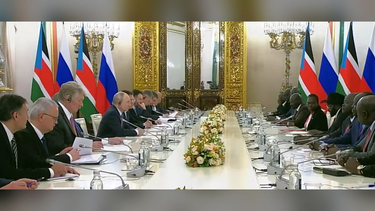 Putin and Kiir Hold Talks on Trade and Oil in Moscow